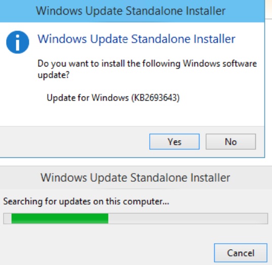 Failed To Initiate Install Of Wsus Updates For Laptops